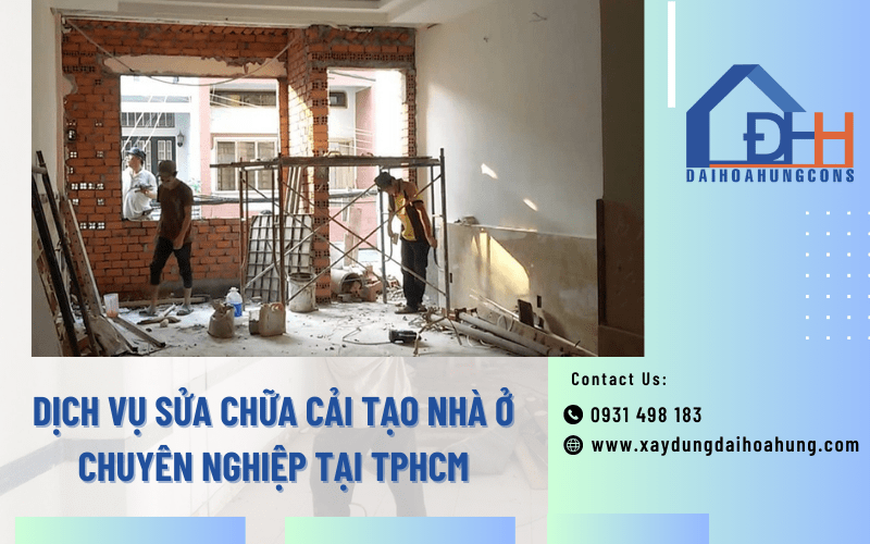 dịch vụ cải tạo sửa chữa nhà ở